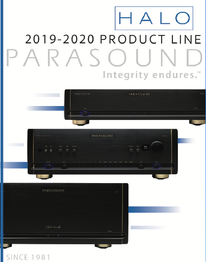 parasound halo brochure 2019-2020
