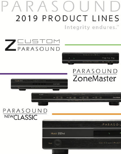 parasound zcustom zonemaster newclassic brochure 2019